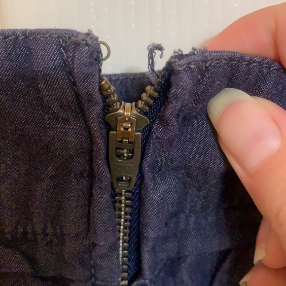 Light Denim Style J Crew Skirt - Picture 3 of 5